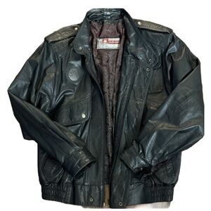 Expresse Sport Amsterdam 1928 Authentic Warrior Military Bomber Jacket🔥